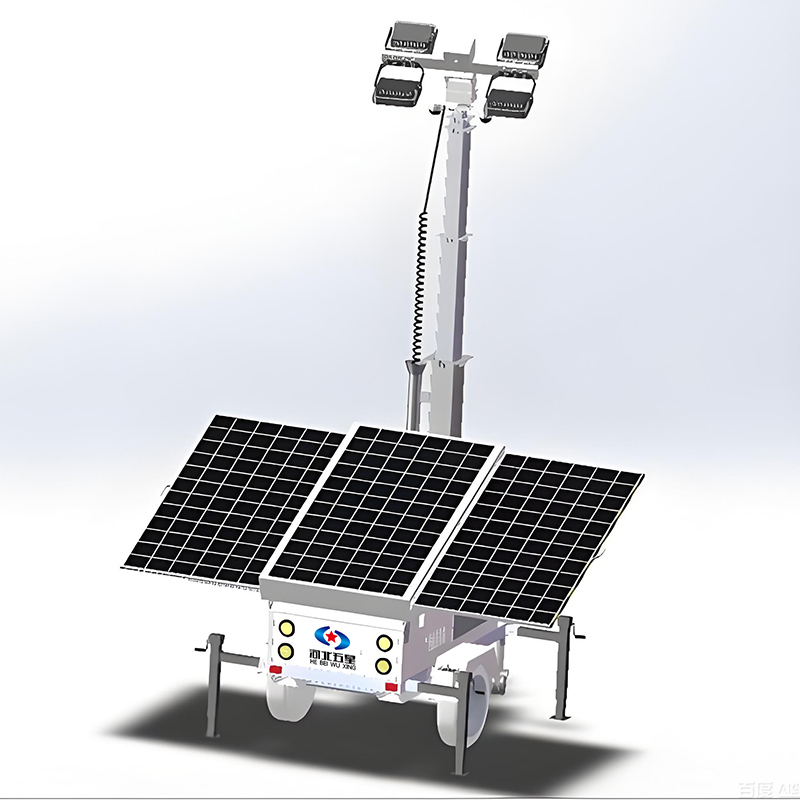 移動式光伏發電儲能應急照明災害報警搶險救災一體化方艙