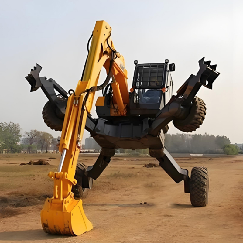 步履式搶險救災挖掘機(機器人)